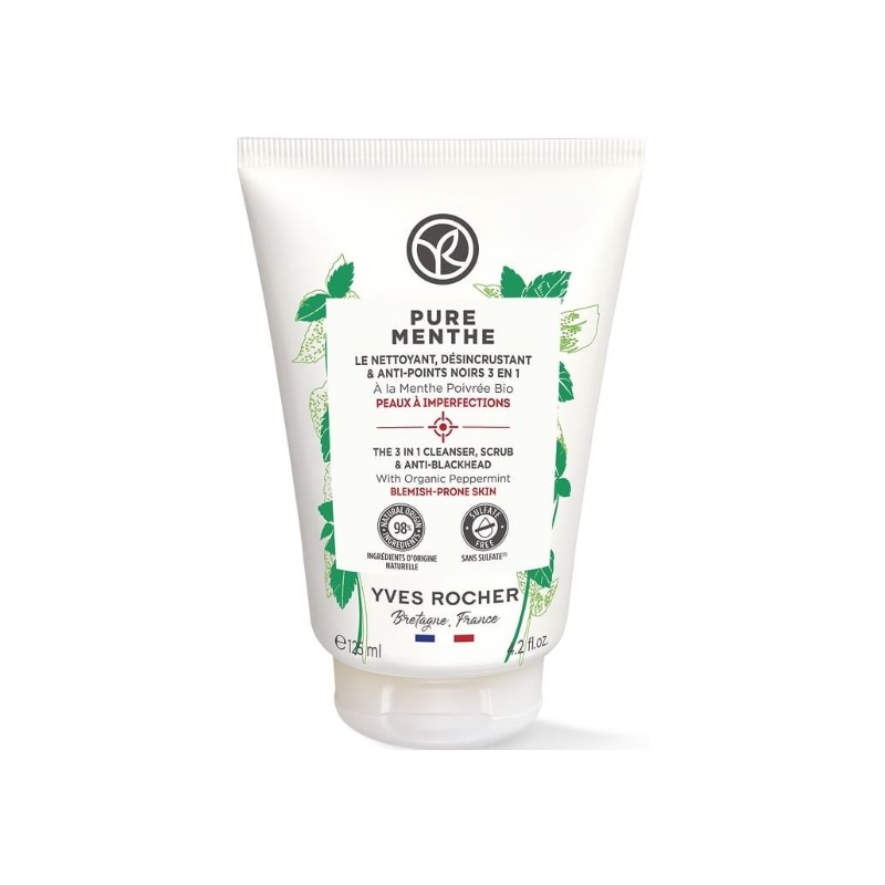 Le Nettoyant, Désincrustant & Anti-Points Noirs 3 en 1 Pure Menthe