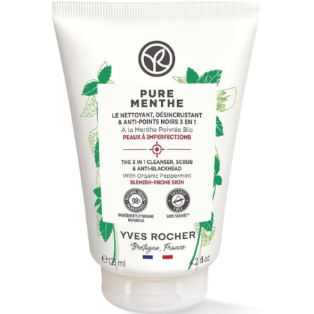 Le Nettoyant, Désincrustant & Anti-Points Noirs 3 en 1 Pure Menthe