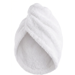 Serviette cheveux blanche
